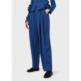 панталони,дамски,чорапогащи,и,клинове,emporio,armani,wide,leg,trousers,royal,blue