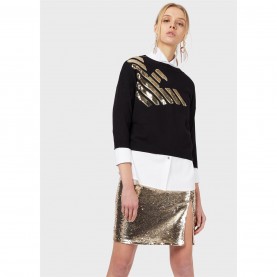 дамски,горнища,с,качулка,дамски,ежедневни,облекла,emporio,armani,emporio,eagl,logknit,ld99,black