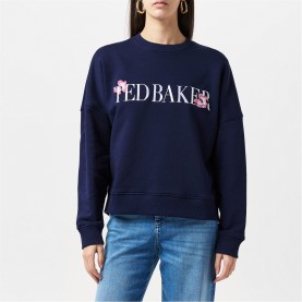блуза,дамски,блузи,ted,baker,women's,stiila,crew,sweatshirt,navy