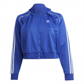 Дамско яке Adidas Originals adidas Always Original SST Plus Size Track Jacket Womens - Blue дамско,яке,дамски,горнища,с,качулка,дамски,ежедневни,облекла,дамски,топове,дамски,екипи,adidas,originals,adidas,always,original,sst,plus,size,track,jacket,