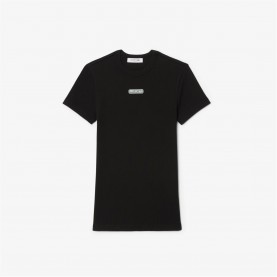 тениска,дамски,топове,lacoste,lacoste,slim,tee,ld00,black
