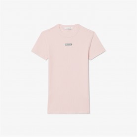 тениска,дамски,топове,lacoste,lacoste,slim,tee,ld00,nidus,pink