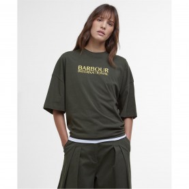 тениска,дамски,топове,barbour,international,dakota,t,shirt,envy,green