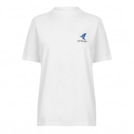дамска,тениска,дамски,топове,off,white,women,s,fresco,graphic,cotton,short,sleeve,t,shirt,white