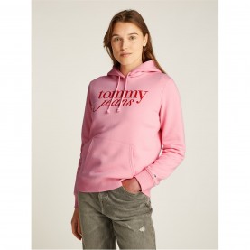 суичър,дамски,горнища,с,качулка,дамски,ежедневни,облекла,tommy,jeans,tjw,reg,ess,logo,hoodie,ext,pink,sugar