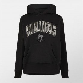 Суичър PALM ANGELS College Hoodie - Black суичър,дамски,горнища,с,качулка,дамски,ежедневни,облекла,palm,angels,college,hoodie,black