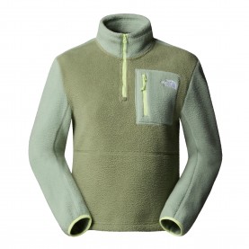 дамско,горнище,с,цип,дамски,полари,the,north,face,yumiori,quarter,zip,top,womens,slate,moss