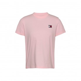 тениска,дамски,топове,tommy,jeans,women's,badge,t,shirt,precious,pink