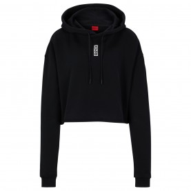 суичър,дамски,горнища,с,качулка,дамски,ежедневни,облекла,hugo,hoodie,black
