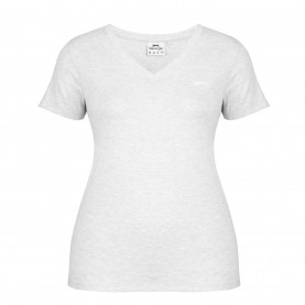 Дамска тениска Slazenger Ladies V Neck Tee Shirt - Ice Grey Marl дамска,тениска,разпродажба,slazenger,дамски,горнища,размер+,дамски,облекла,размер,slazenger,ladies,v,neck,tee,shirt,ice,grey,marl