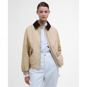 Яке Barbour Women's Anna Waterproof Hip Length Long Sleeve Barn Jacket - Lt Sand/D Stw яке,дамски,якета,и,палта,barbour,women's,anna,waterproof,hip,length,long,sleeve,barn,jacket,lt,sand,d,stw