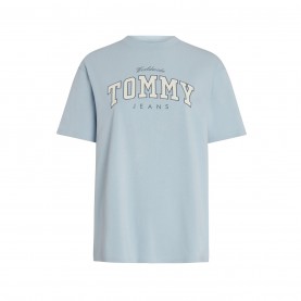 дамски,тениски,tommy,jeans,tj,varsity,tee,breezy,blue