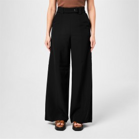 Панталони French Connection Women's Echo Crepe Wide Leg Trousers - 01-Blackout панталони,дамски,чорапогащи,и,клинове,french,connection,women's,echo,crepe,wide,leg,trousers,01,blackout