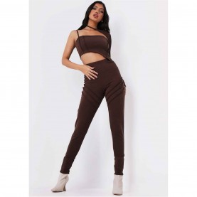 клин,дамски,чорапогащи,и,клинове,missy,empire,panel,leggings,chocolate