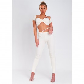 клин,дамски,чорапогащи,и,клинове,missy,empire,waist,knit,leggings,ivory
