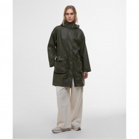 дамски,якета,и,палта,barbour,international,women's,atlas,hooded,long,sleeve,knee,length,rain,anorak,envy,green