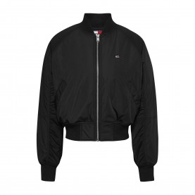 Дамско яке Tommy Jeans Womens Essential Bomber Jacket - Black дамско,яке,дамски,якета,и,палта,tommy,jeans,women,s,essential,bomber,jacket,black