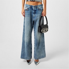 дънки,дамски,дънки,diesel,1996,d,sire,wide,leg,jeans,blue