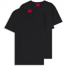 тениска,облекла,на,разпродажба,мъжки,тениски,hugo,hugo,short,sleeve,v,neck,t,shirt,black