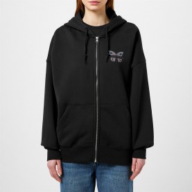 суичър,дамски,горнища,с,качулка,дамски,ежедневни,облекла,converse,lifestyle,bloom,full,zip,hoodie,nf,grey