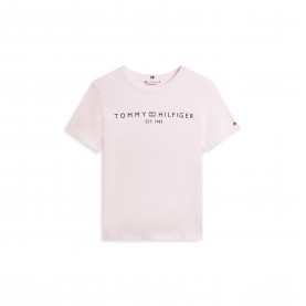 Дамска тениска Tommy Hilfiger Womens Corp Logo T-Shirt - Light Pink дамска,тениска,дамски,топове,tommy,hilfiger,women,s,corp,logo,t,shirt,light,pink