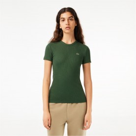 тениска,дамски,топове,lacoste,pima,cotton,t,shirt,sequoia