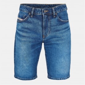 къси,панталони,мъжки,къси,панталони,diesel,d,fin,slim,denim,shorts,white