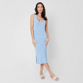 рокля,дамски,плетени,дрехи,be,you,knitted,midi,dress,blue