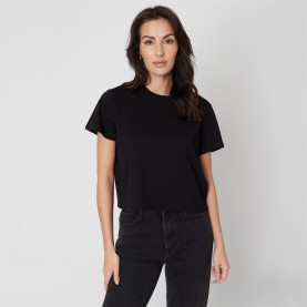 тениска,плажен,магазин,дамски,тениски,дамски,топове,дамски,горнища,размер+,дамски,облекла,размер,be,you,women's,boxy,regular,fit,t,shirt,black