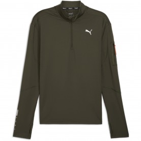 разпродажба,puma,мъжко,фитнес,облекло,всички,фитнес,облекла,puma,flex,quarter,zip,sn44,dark,olive