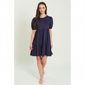 дамска,рокля,дамски,поли,и,рокли,дамски,облекла,размер,be,you,tiered,mini,dress,womens,navy