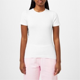 тениска,дамски,топове,pangaia,lightweight,rib,t,shirt,white