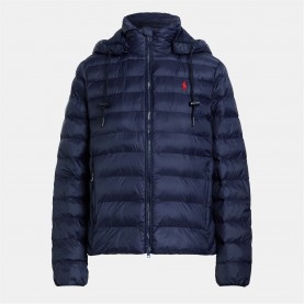 Яке POLO RALPH LAUREN Women's Water Resistant Hooded Short Puffer Jacket - Rl Navy яке,дамски,якета,и,палта,polo,ralph,lauren,women's,water,resistant,hooded,short,puffer,jacket,rl,navy