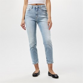 дънки,дамски,дънки,tommy,hilfiger,women's,high,rise,faded,slim,fit,jeans,ash
