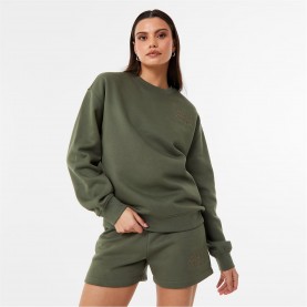 блуза,дамски,горнища,с,качулка,дамски,блузи,jack,wills,crew,sweatshirt,khaki