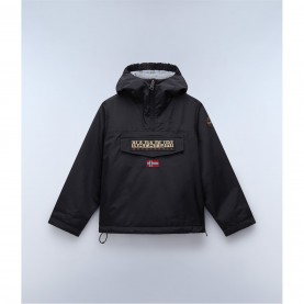 Napapijri Kids' Rainforest Water and Wind Resistant Rain Anorak - Black 041 детски,3/4,панталони,napapijri,kids',rainforest,water,and,wind,resistant,rain,anorak,black,041