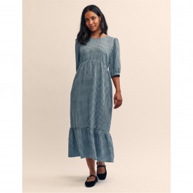 рокля,дамски,поли,и,рокли,nobodys,child,rachel,smock,dress,check,blue