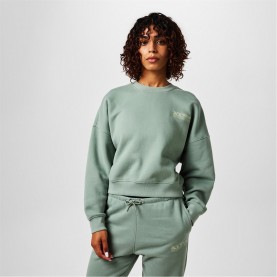 дамски,горнища,с,качулка,дамски,блузи,jack,wills,boxy,emb,crew,ld51,iceberg,green