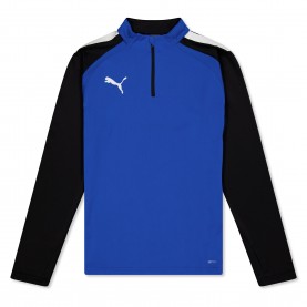 Горнище с цип Puma teamLIGA 1/4 Zip Top Jr - Electric Blue L горнище,с,цип,детски,тениски,лека,атлетика,puma,teamliga,1,4,zip,top,jr,electric,blue,l