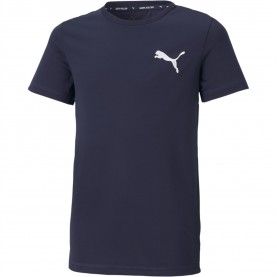 тениска,разпродажба,puma,детски,тениски,детски,облекла,puma,small,logo,tee,b,peacoat