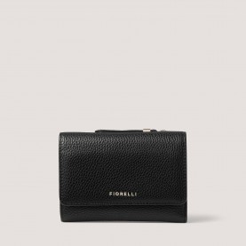 Дамско портмоне Fiorelli Womens Logo Snap Closure Billfold Wallet - BLACK дамско,портмоне,fiorelli,women,s,logo,snap,closure,billfold,wallet,black