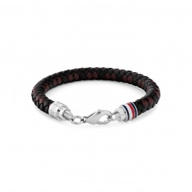 аксесоари,на,разпродажба,tommy,hilfiger,tommy,hilfiger,mens,braided,leather,bracelet,brown