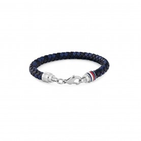 аксесоари,на,разпродажба,tommy,hilfiger,tommy,hilfiger,mens,braided,leather,bracelet,blue