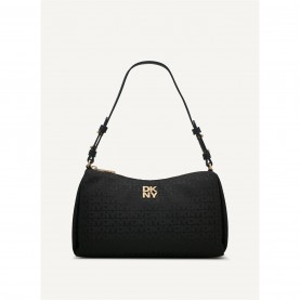 всички,чанти,dkny,remy,printed,shoulder,bag,black