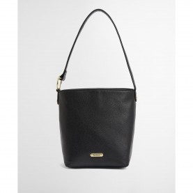 Чанта Barbour Cedar Leather Bucket Bag - Black чанта,всички,чанти,аксесоари,на,разпродажба,barbour,cedar,leather,bucket,bag,black