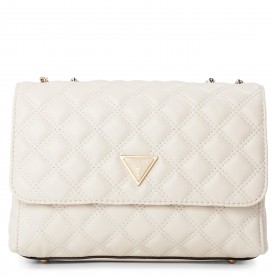 Дамска чанта Guess Womens Giully Flap Cross Body Bags - OffWhite дамска,чанта,всички,чанти,аксесоари,на,разпродажба,guess,women,s,giully,flap,cross,body,bags,offwhite