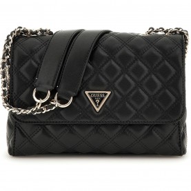 всички,чанти,всички,коледни,подаръци,guess,women's,giully,flap,cross,body,bags,black