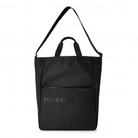 чанта,аксесоари,на,разпродажба,polo,ralph,lauren,modern,logo,large,tote,bag,black