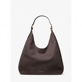 Дамска чанта MICHAEL Michael Kors Womens Nolita Hobo Bag - CHOCOLATE дамска,чанта,всички,чанти,michael,michael,kors,womens,nolita,hobo,bag,chocolate
