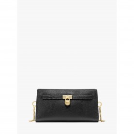 Дамско портмоне MICHAEL Michael Kors Womens Hamilton Cross Body Wallet On Chain - BLACK дамско,портмоне,всички,чанти,аксесоари,на,разпродажба,michael,michael,kors,women,s,hamilton,cross,body,wallet,on,chain,black